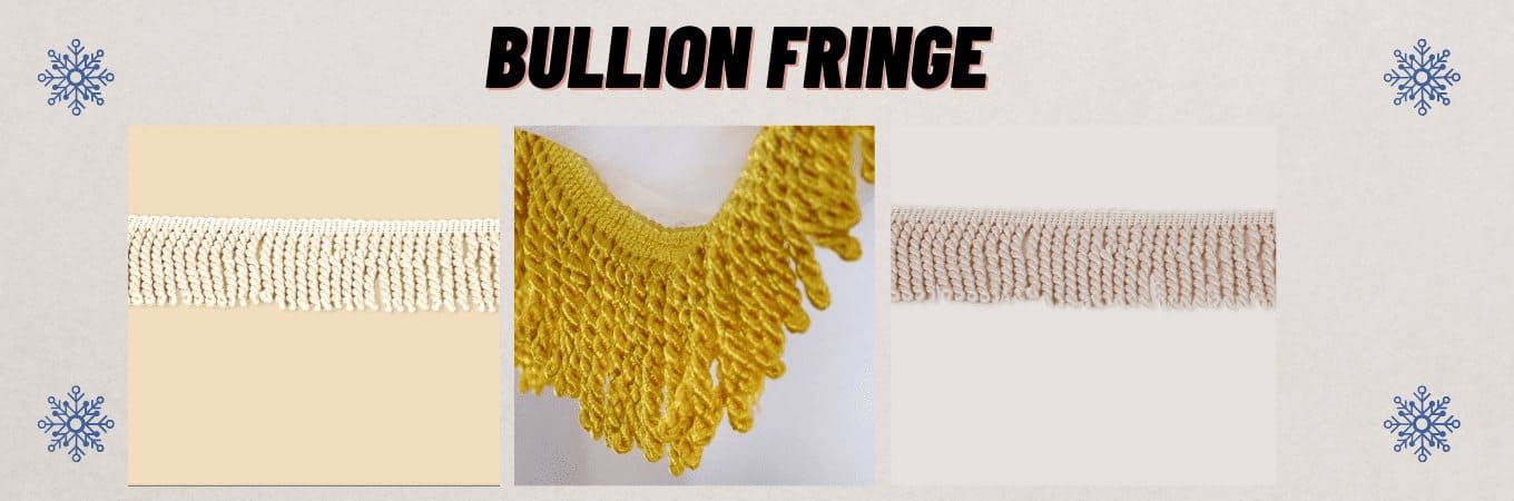 black bullion fringes