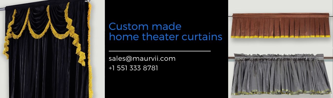 Home theater curtains
