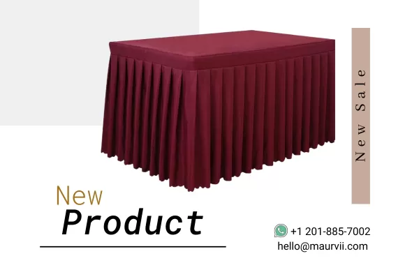 velcro table skirts