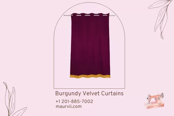 velvet stage curtains for church decoration with fringe