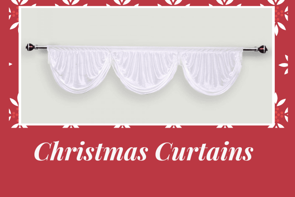Christmas valance curtains