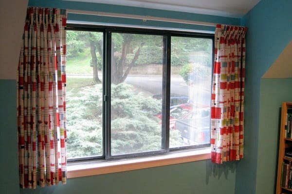 window curtains with traverse rod