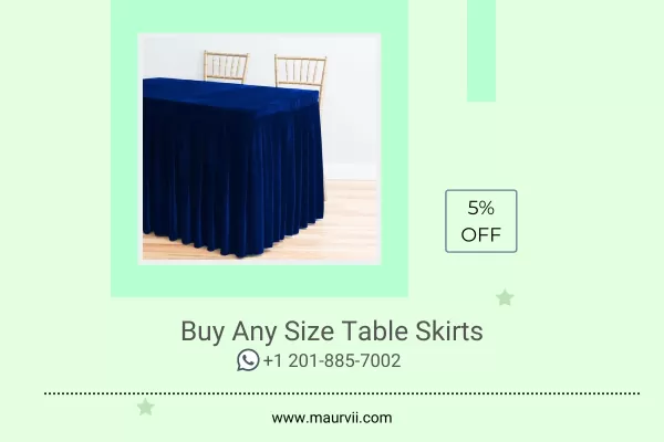 custom made table skirts with velcro