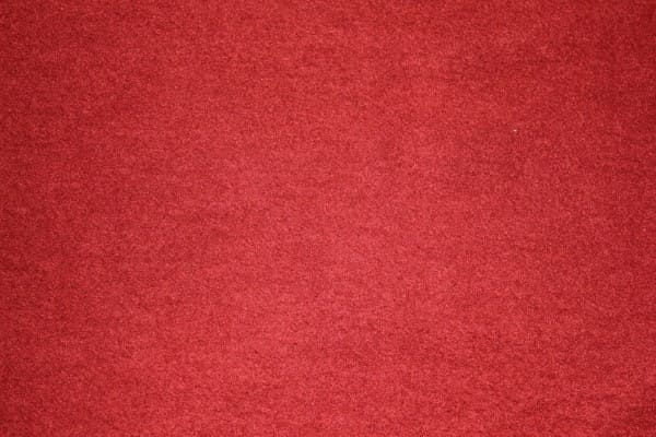 Red polyester velvet fabric