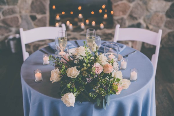 ocean blue table skirt for dining table